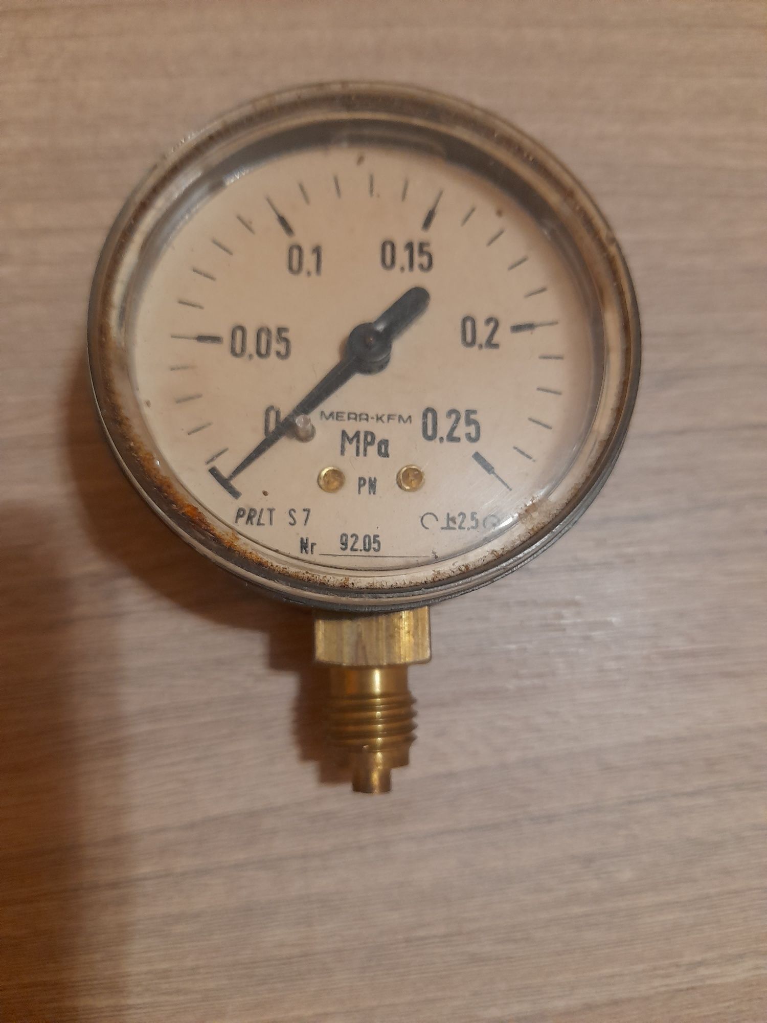 Manometr Mera - KFM 0,25 Mpa