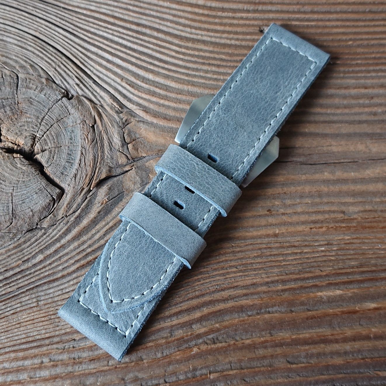 Pasek do zegarka Panerai 24 mm handmade skórzany ręcznie robiony