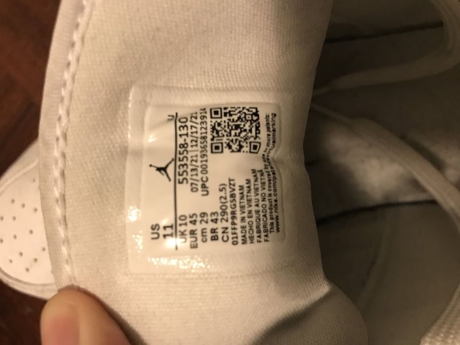 Air Jordan Low White