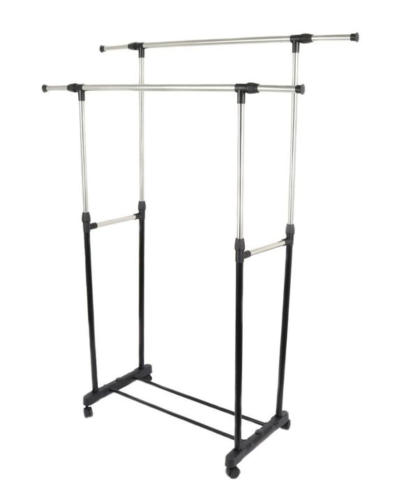 Вішак-стійка для одягу подвійна