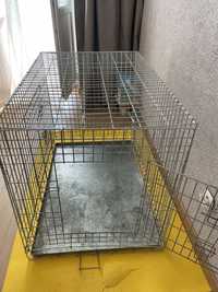 Металлическая клетка Dog Crate 108 х 70 х 77