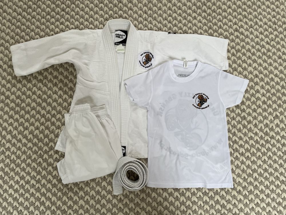 Judoga UKS Grizzly Gdańsk rozmiar junior 0/130.