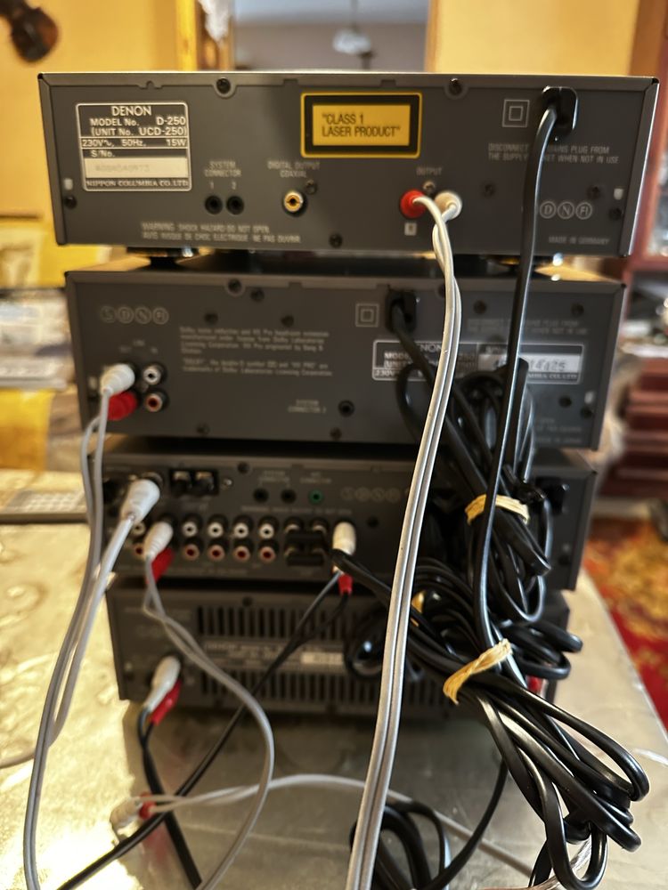 Wieża DENON upo250, utp250, udrw250, usd250 + pilot