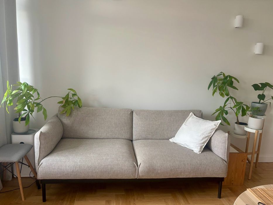 IKEA APPLARYD Sofa 2 osobowa Lejde szary czarny