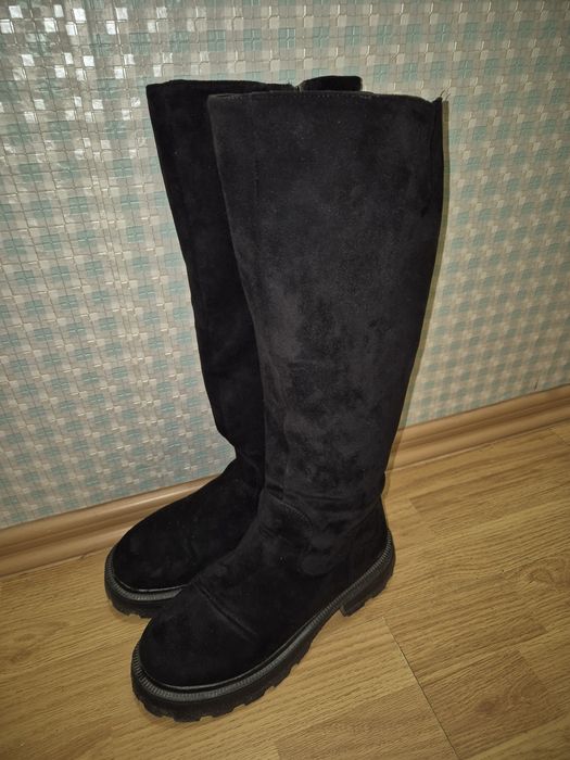 Ботфорты зимние  теплые, 40 размер