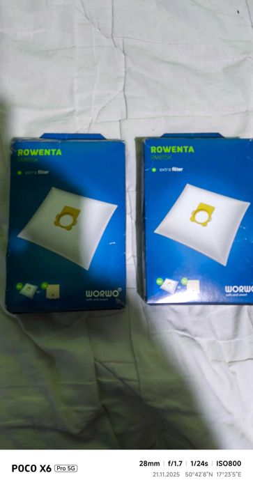 Worki do odkurzacza Rowenta RMB15K WORWO 8 szt.