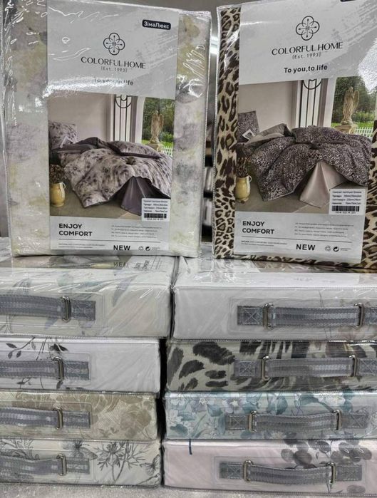 Постільна білизна "COLORFUL HOME" "150*200"/"180*220"см.