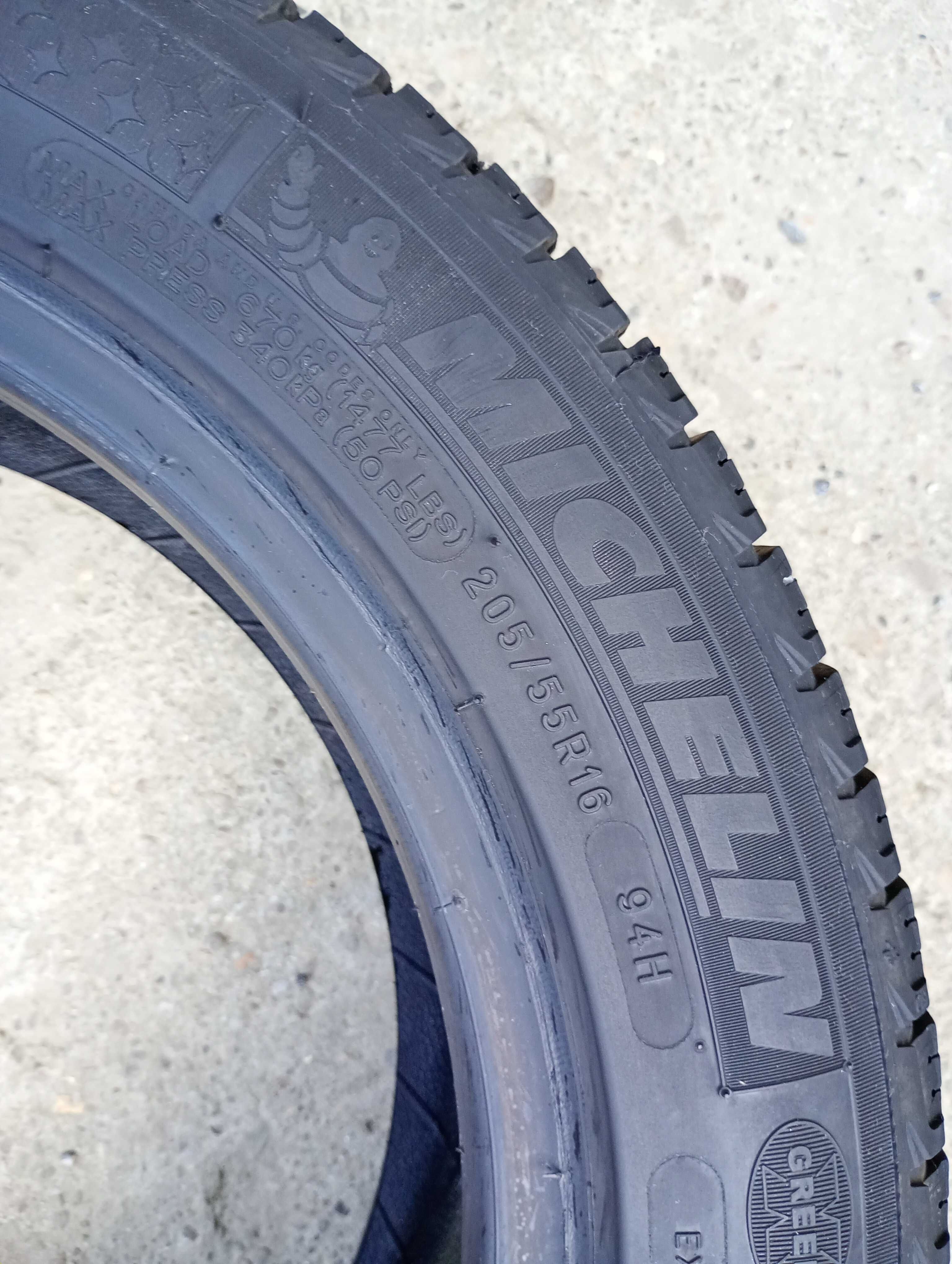 205/55 r16 2шт Michelin 22р. зима резина 205 55 16 (w14*2)