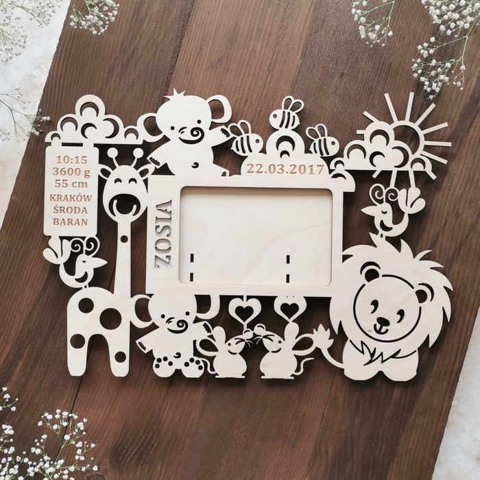 Metryczka ramka na zdjęcie dla dziecka [7_9]