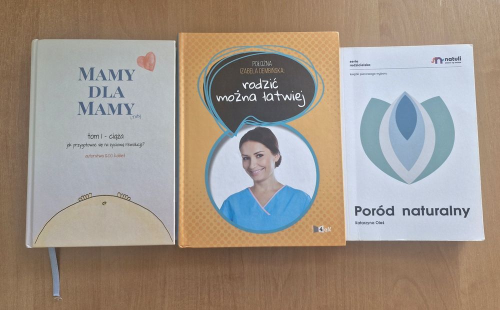 3 ks Rodzić można łatwiej Mamy dla mamy ciąża Poród naturalny natuli