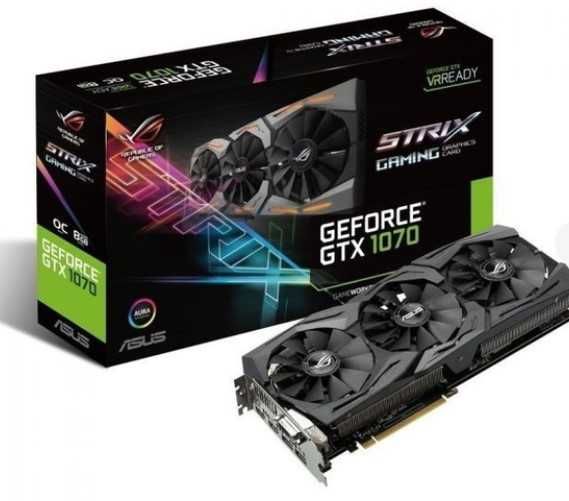 Відеокарта Asus GeForce GTX 1070 ROG Strix 8GB