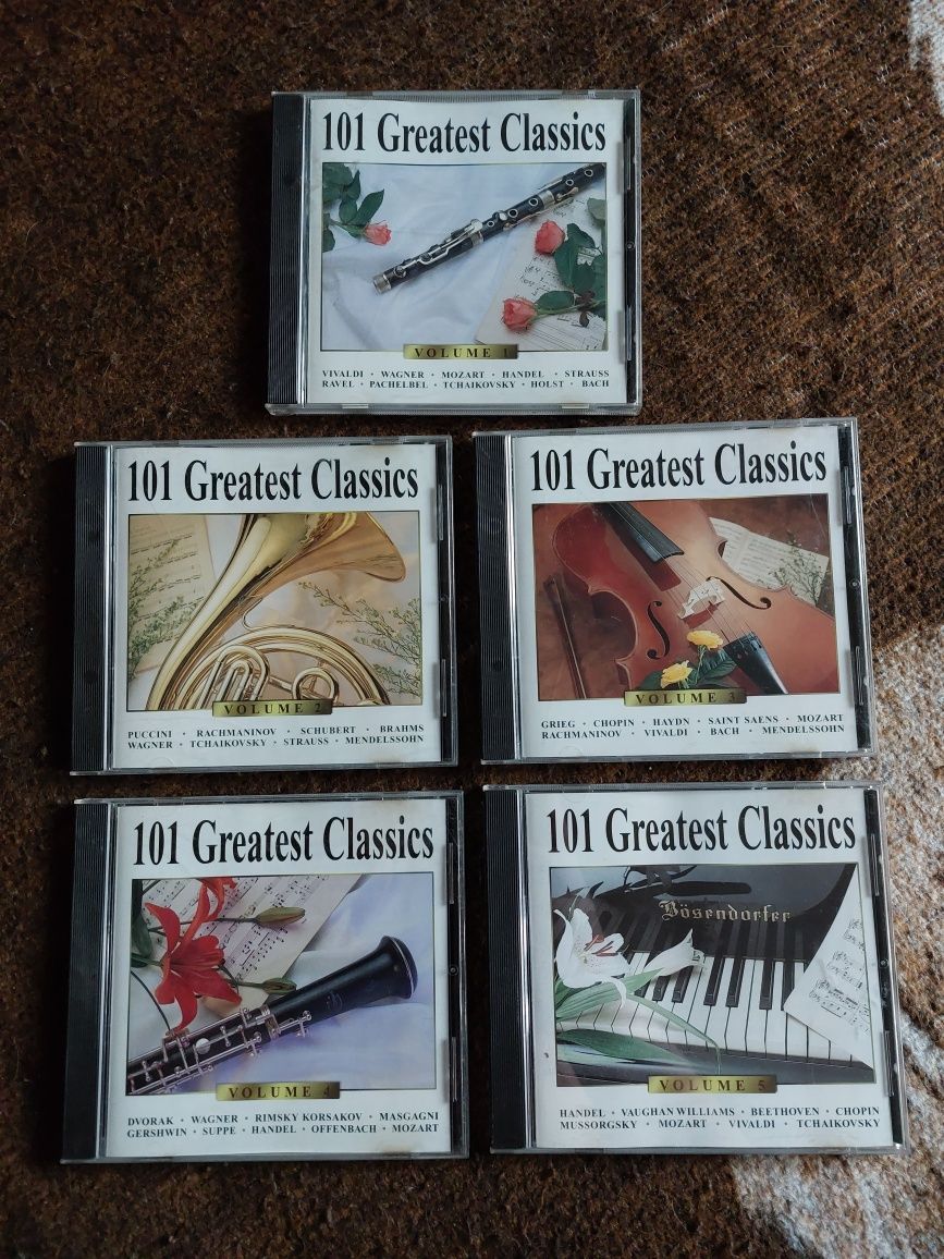 101 Greatest Classics - 5 CD - Chopin, Mozart, Bach, Beethoven i inni