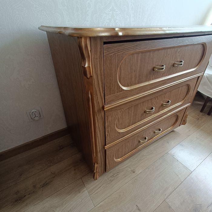 Stara drewniana komoda szafka kredens vintage