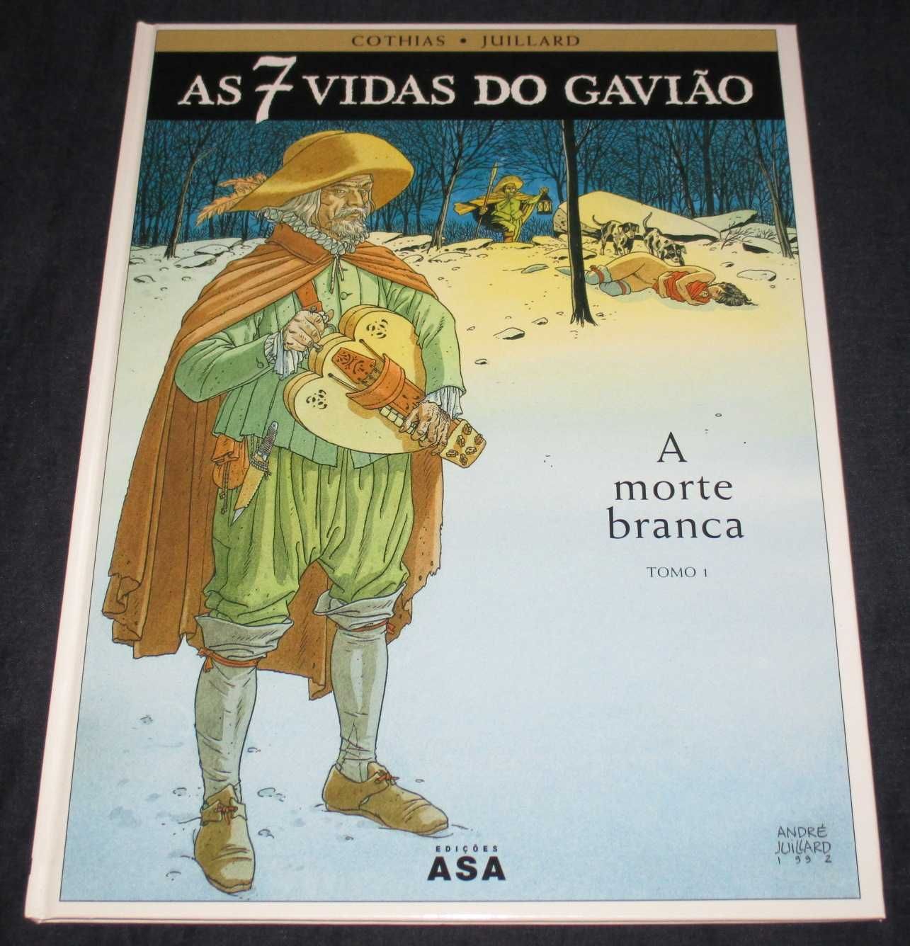 Livro As 7 Vidas do Gavião A Morte Branca André Juillard