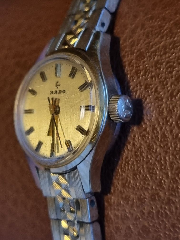 Pozłacany damski zegarek Rado manual 793-6