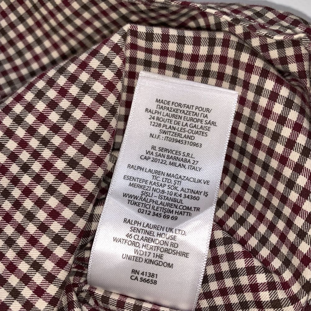 Сорочка , рубашка Polo Ralph Lauren розмір XL