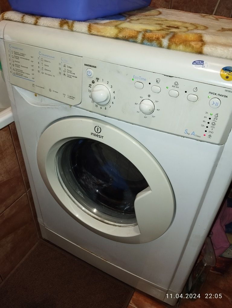 Indesit iswb5085 пральна машина