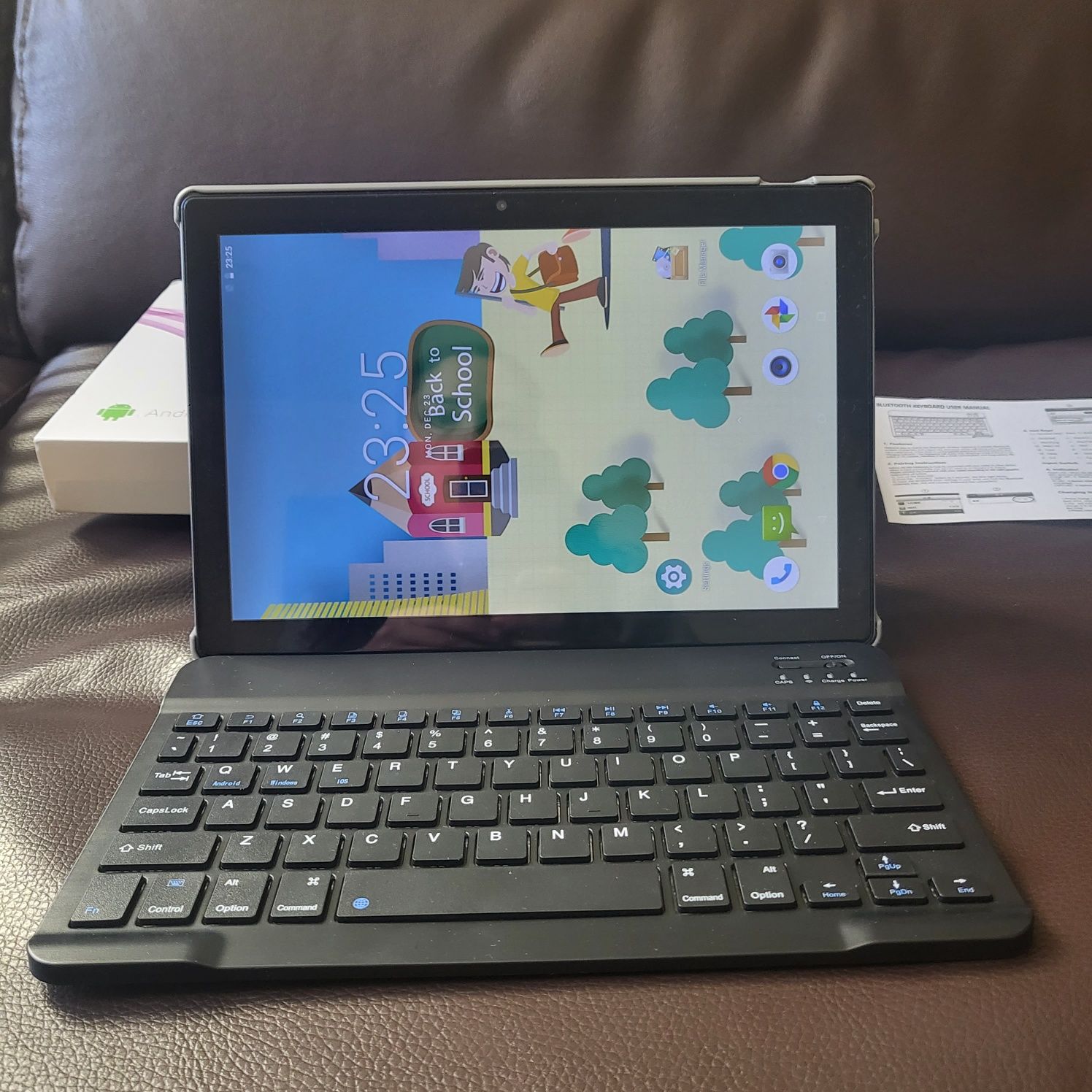 Tablet WUXIAN S18 + Teclado Bluetooth + Estojo de Couro + Caneta (10.1