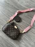 Torba 3w 1 na Ramie Skórzana Louis Vuitton Monogram Pochette Rare Lux