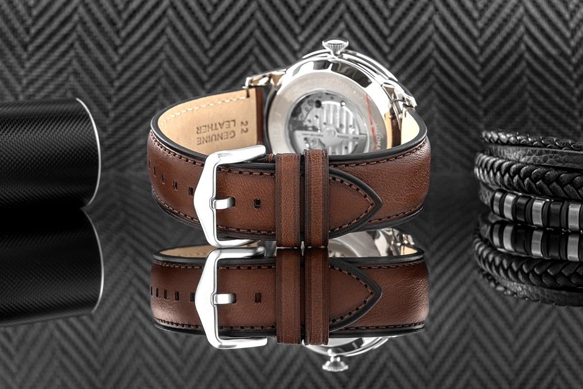 zegarek męski fossil townsman automatic me3266 + box