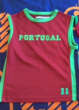 Camisola Portugal para crianca não oficial