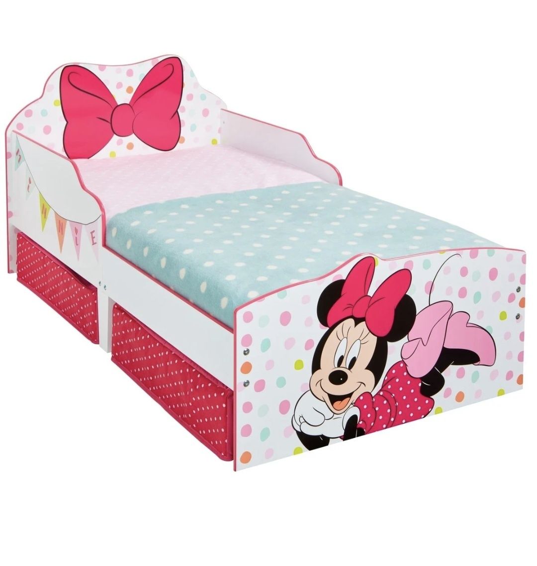 Łóżko łóżeczko Myszka Minnie z materacem