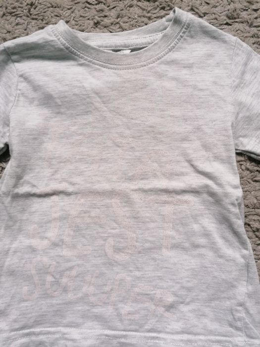 Bluzeczka szara na długi rękaw roz 80