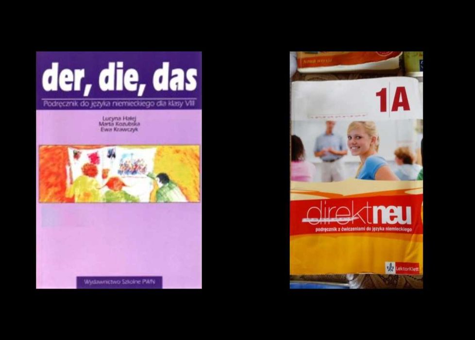 Język niemiecki podręczniki zestaw Direkt neu Der die das