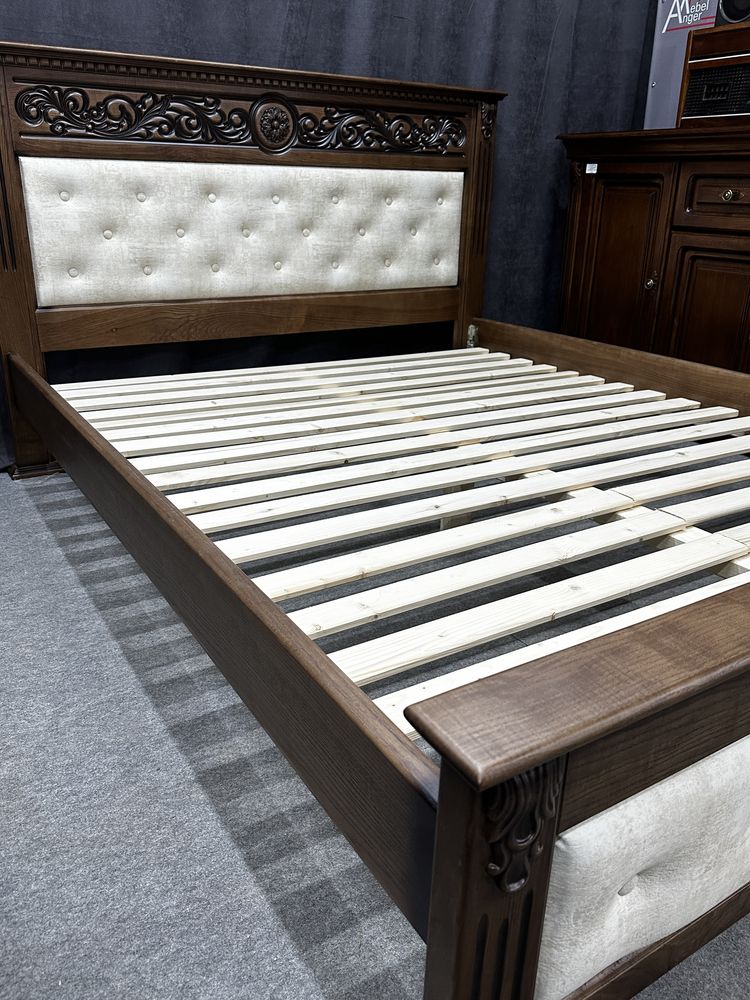 Ліжко дубове,масив дуба,160х200