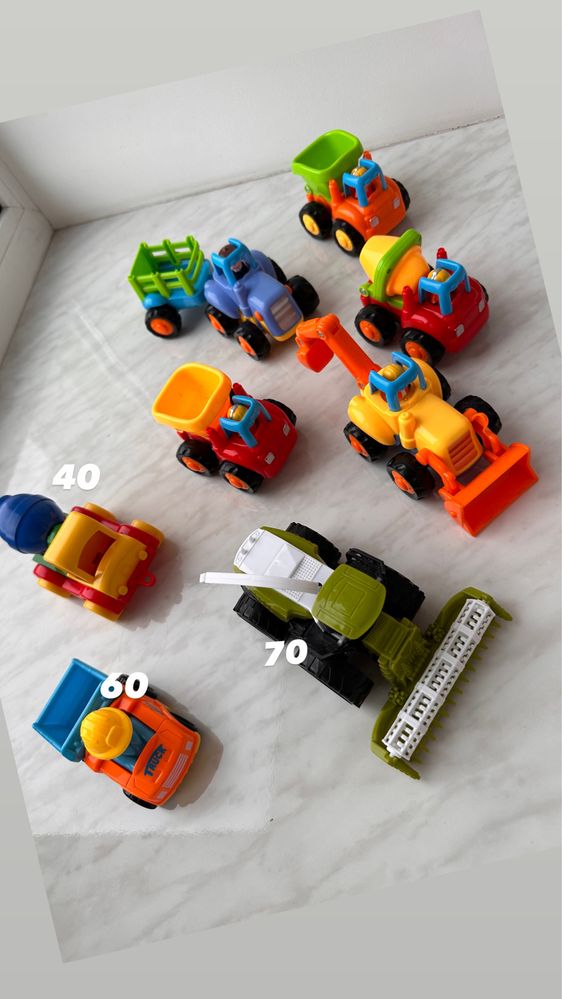 Вантажівка комплект машинки іграшки дитячі