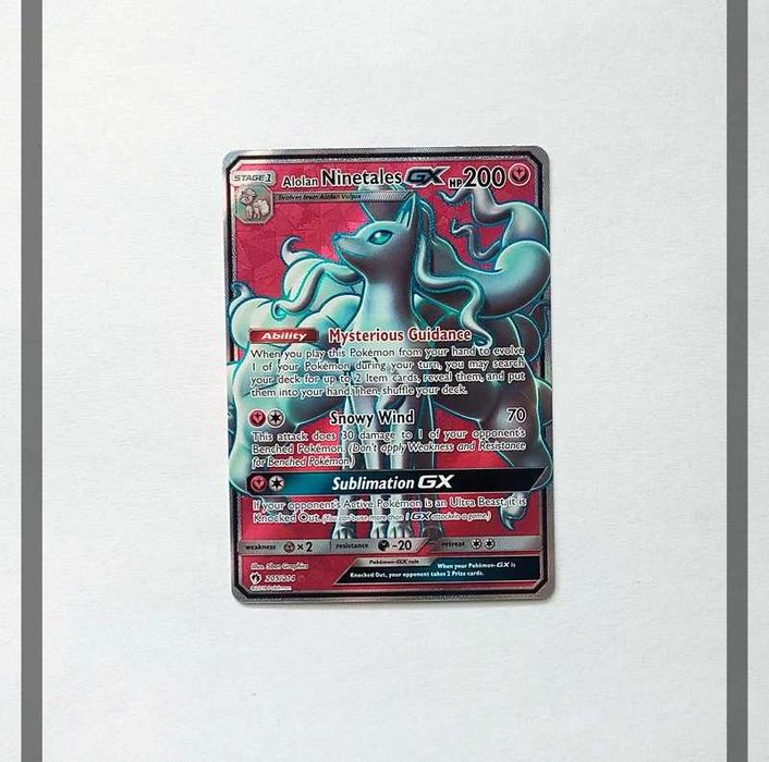Alolan Ninetales Gx 205/214 LOT Pokemon ENG-NM