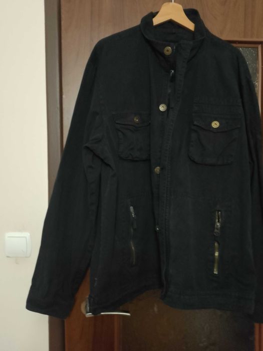 kurtka jeansowa czarna