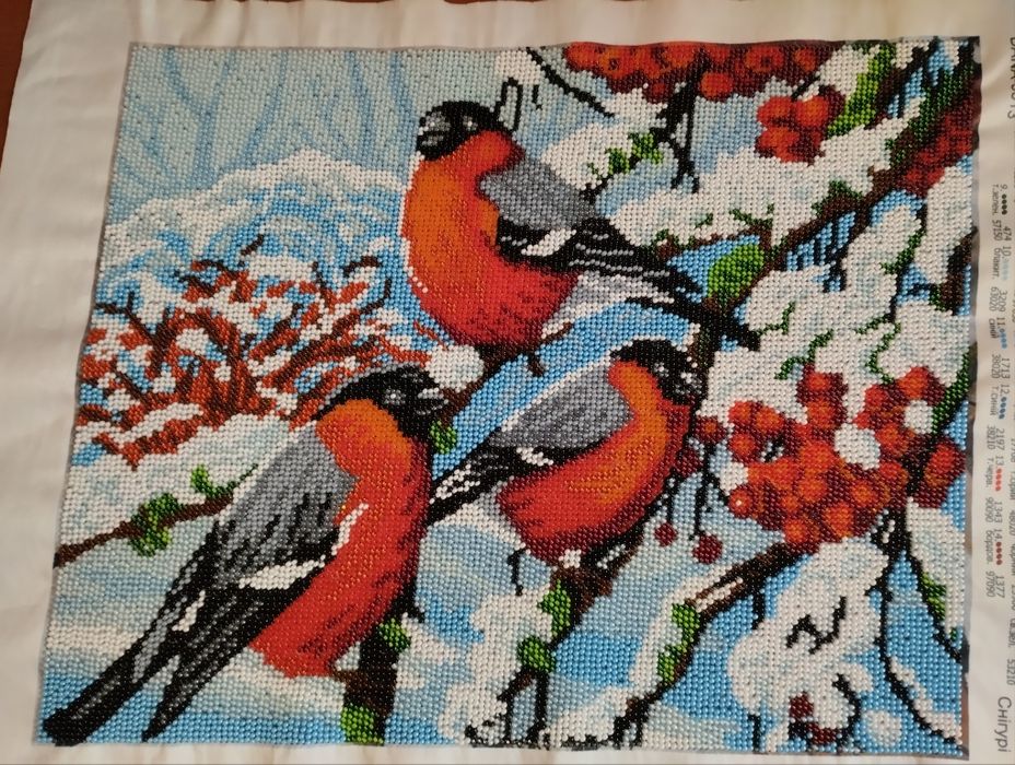Картина бісером , ручна робота
