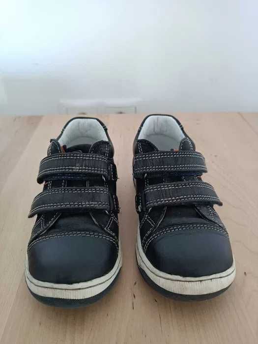 Buty wiosenne skórzane 23 Lasocki Kids granatowe