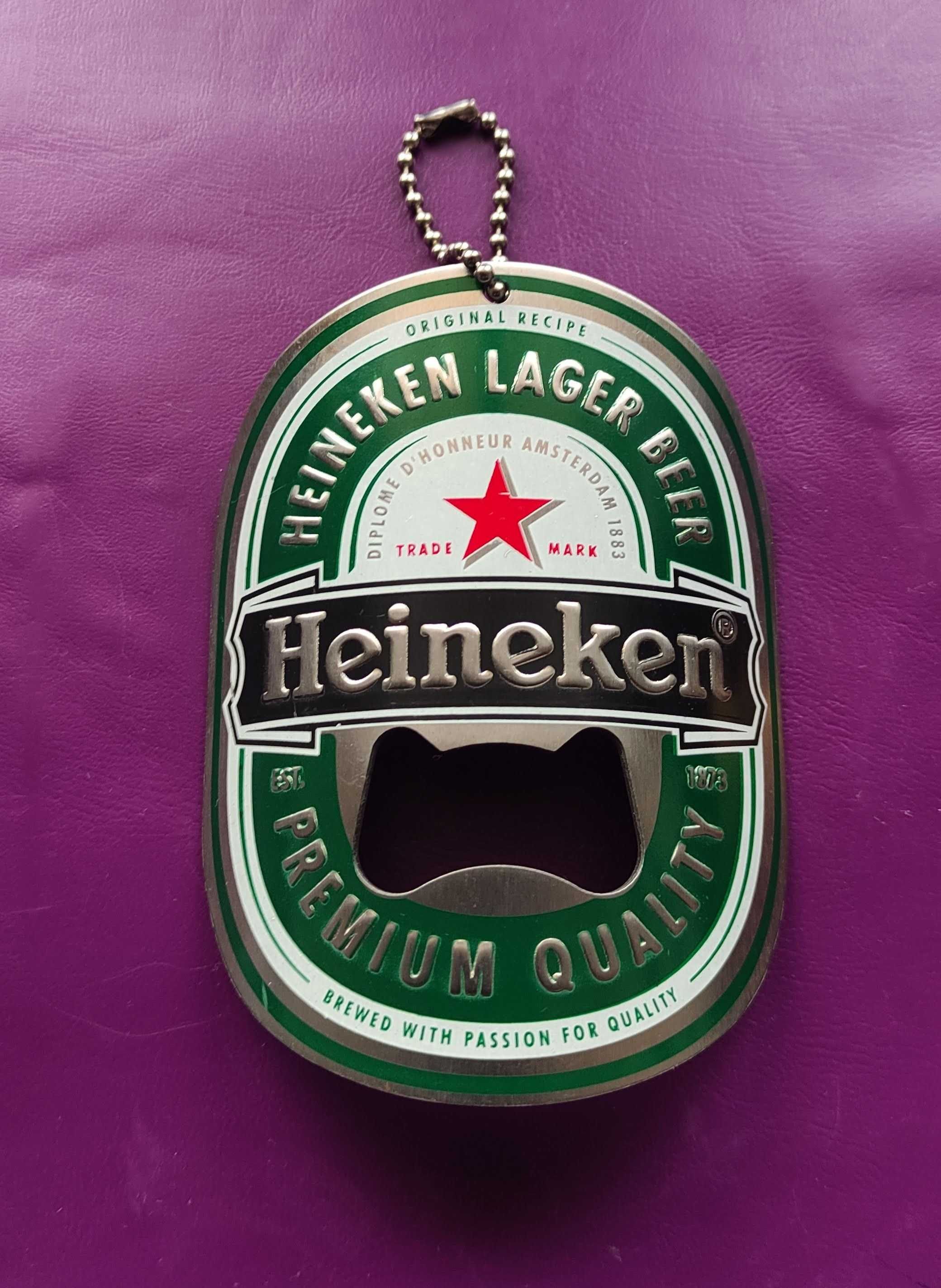 Kolekcjonerski otwieracz do butelek z logo ''HEINEKEN''- Okazja!