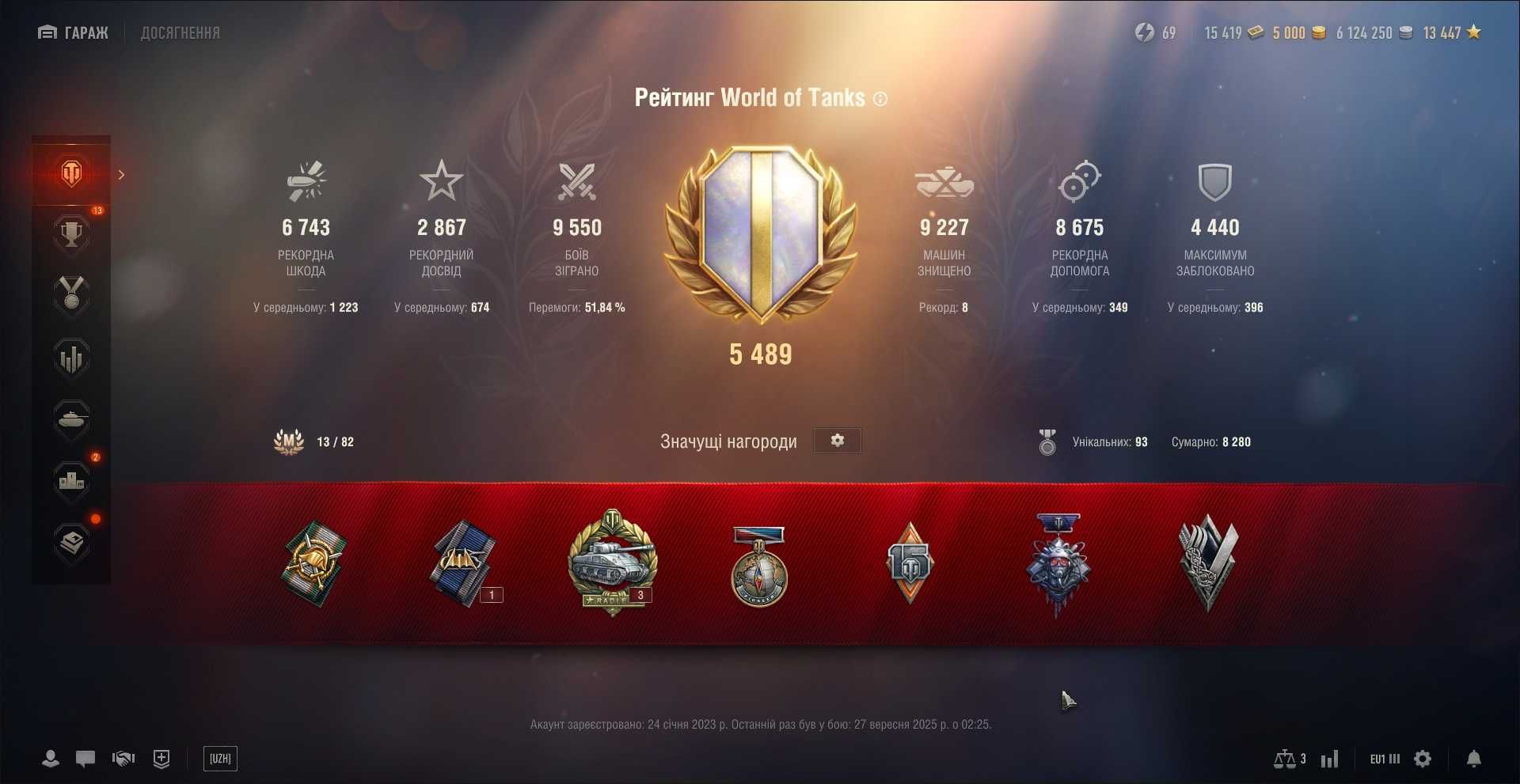 World of Tanks обліковій запис
