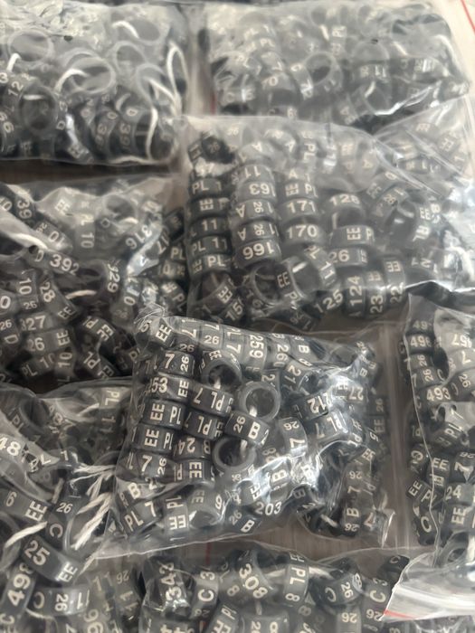 Obrączki dla golębi EE od 6,5 do 13mm