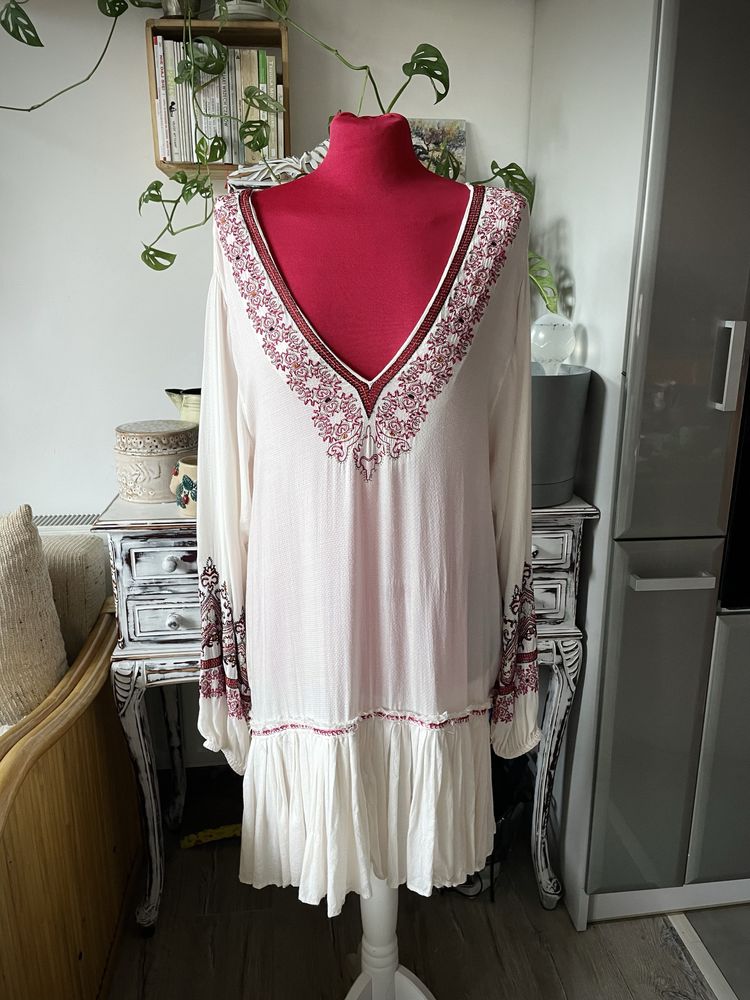 Free people r L 40 boho sukienka