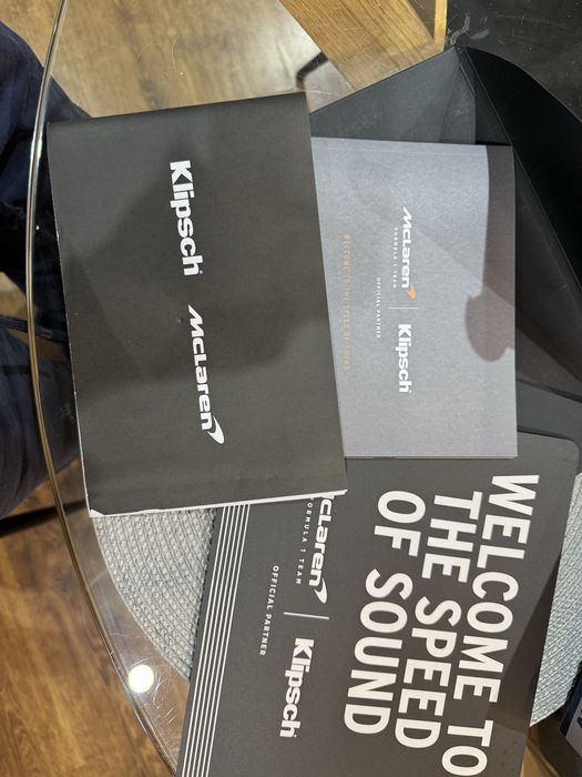 Klipsch The Fives McLaren Edition, stan idealny, komplet, zamiana