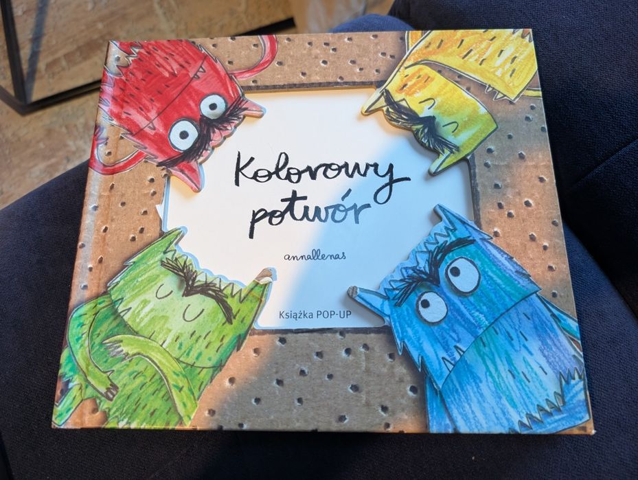 Kolorowy potwór Książka pop-up
