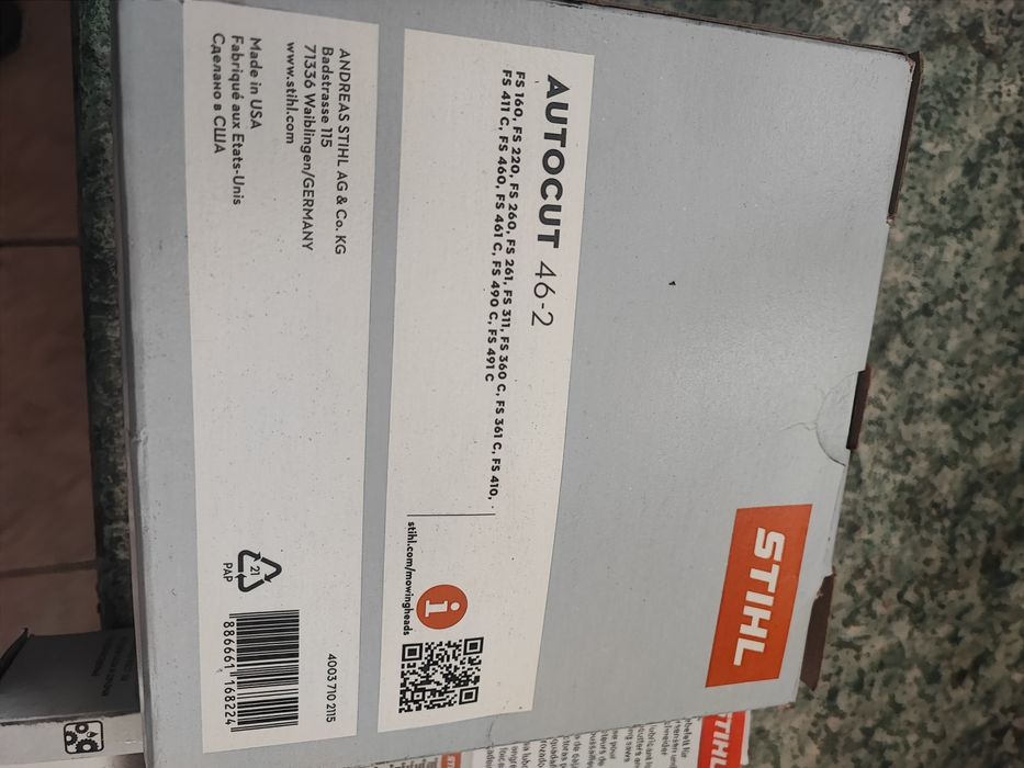 Głowica do kosy FS Stihl autocut 46-2+wkład szpulowy+smar