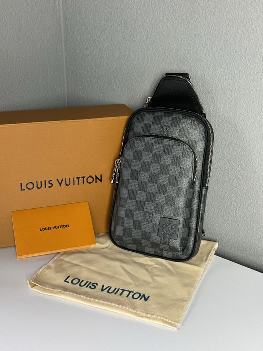 Чоловіча сумка Louis Vuitton мужская сумка слинг авеню барсетка клатч