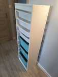 IKEA TROFAST Regał z pojemnikami biały 46x30x145
