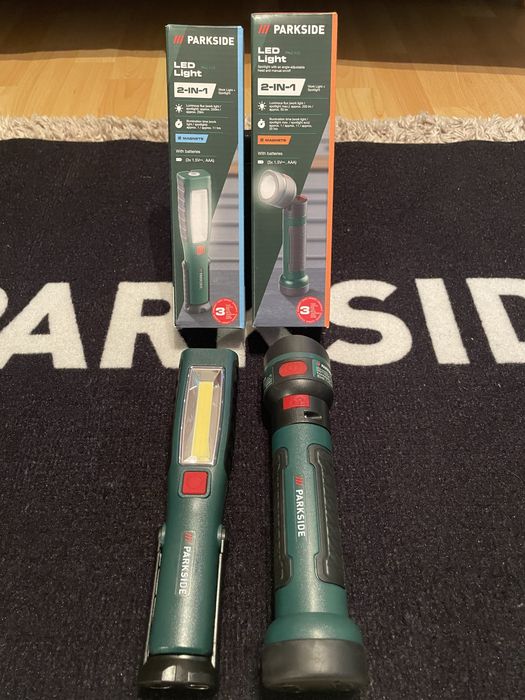 Lampy warsztatowe LED Parkside 2szt.