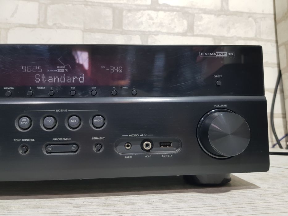 5.1 AV ресивер YAMAHA RX-V475, *5 115 Вт, FLAC, 4К,AirPlay,HDMI, USB