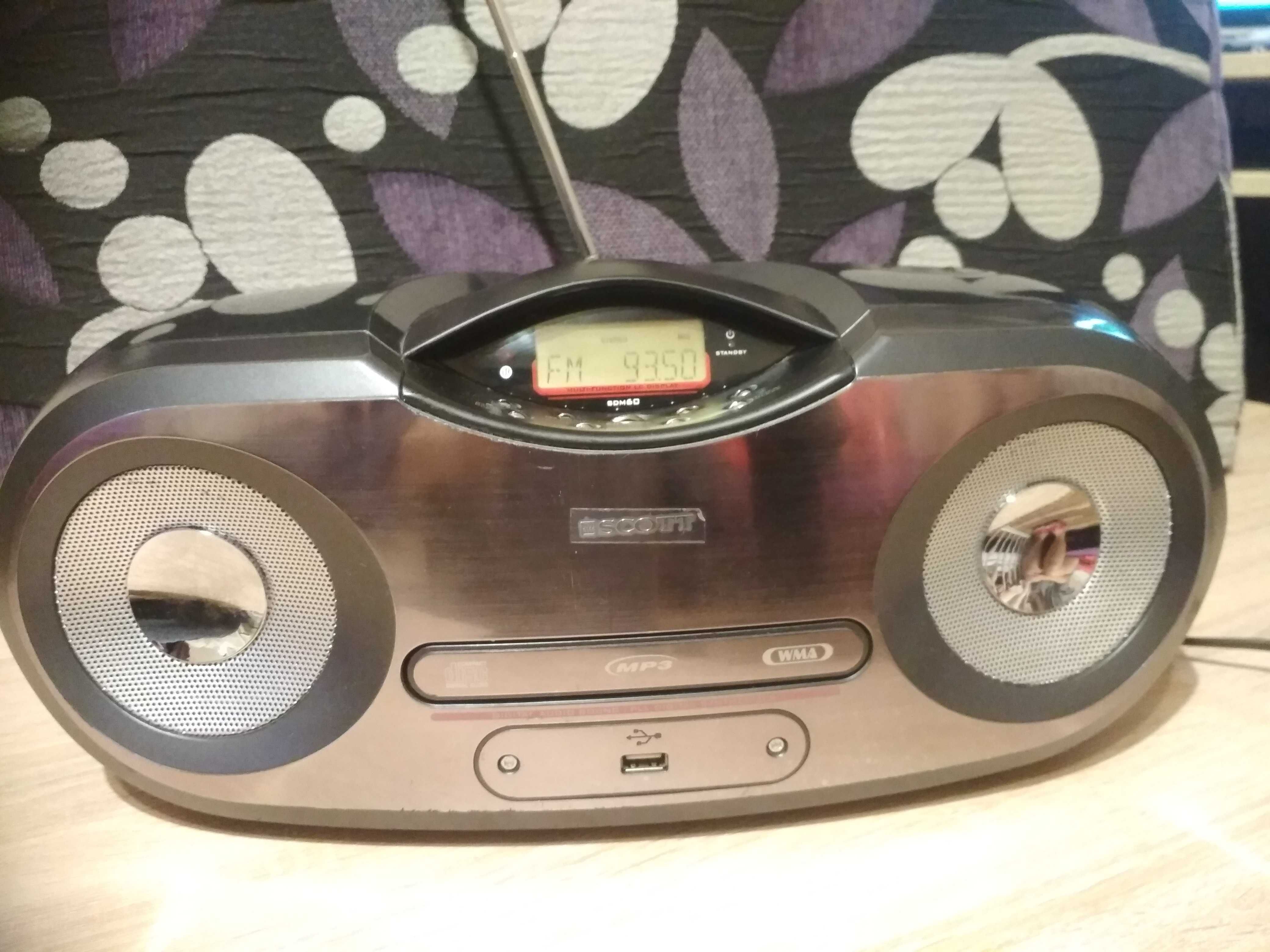 Radioodtwarzacz Scott SDM 60 CD USB MP3 RADIO