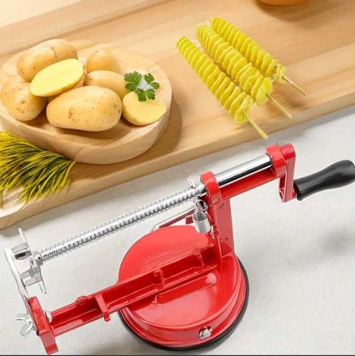 MASZYNKA Do Zakręconych Chipsów Frytek Do Obierania Ziemniaków Owoców