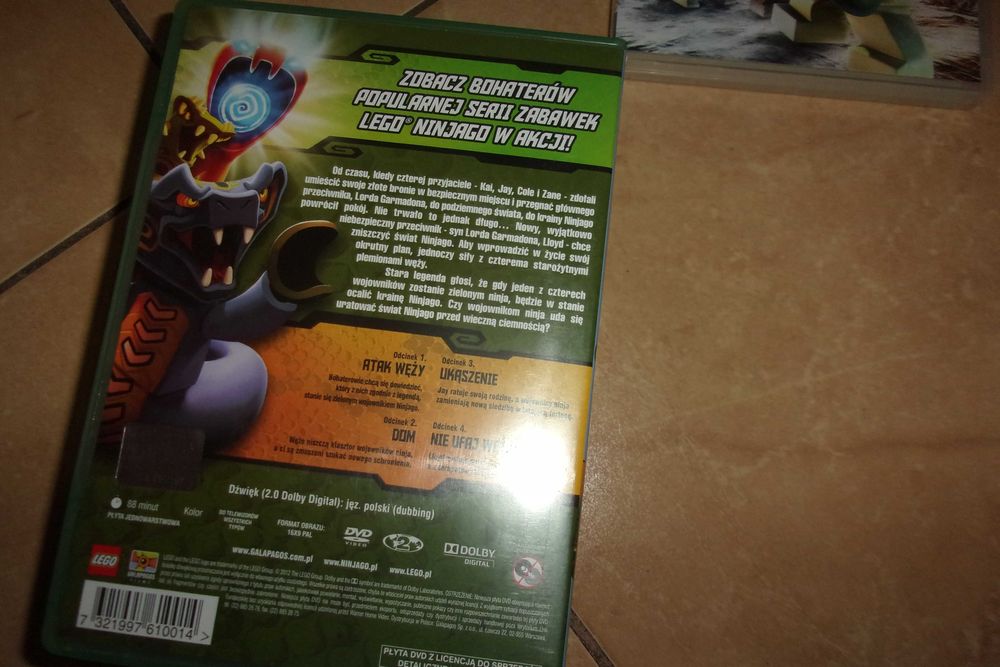 lego star wars ninjago chima dvd zestaw 7
