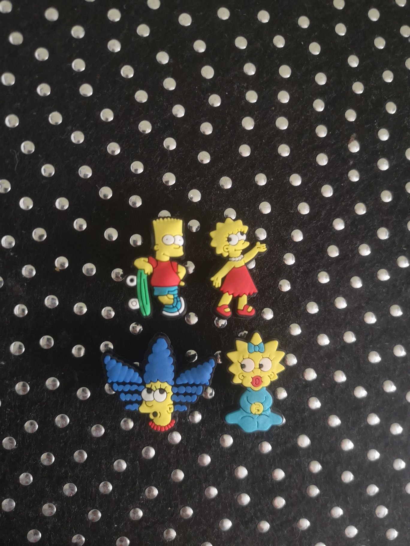 Przypinki Simpsonowie do Crocs zestaw 4 jibbitz