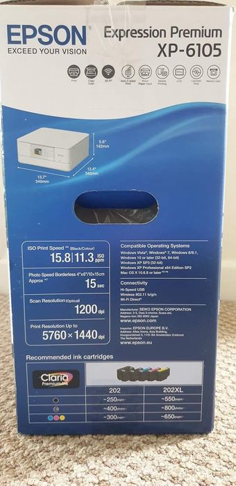 Impressora epson xp-6105